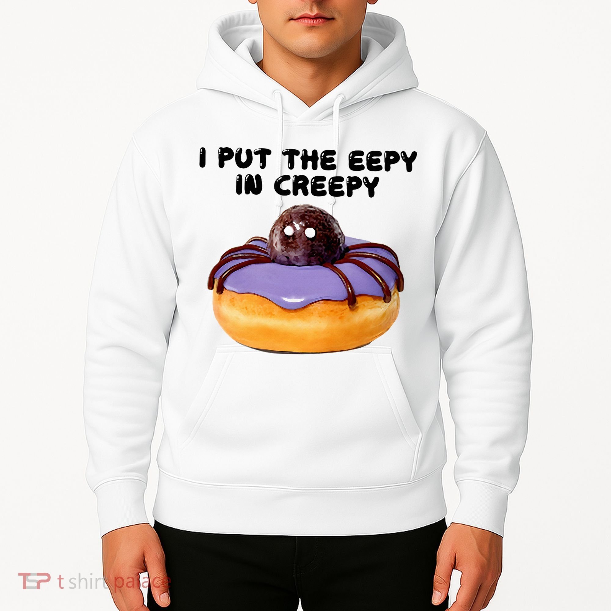 I Put The Eepy In Creepy Spider Donut Cake Halloween Hoodie