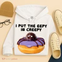 I Put The Eepy In Creepy Spider Donut Cake Halloween Hoodie thumb 4