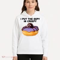 I Put The Eepy In Creepy Spider Donut Cake Halloween Hoodie thumb 5