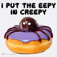 I Put The Eepy In Creepy Spider Donut Cake Halloween T-Shirt thumb 7