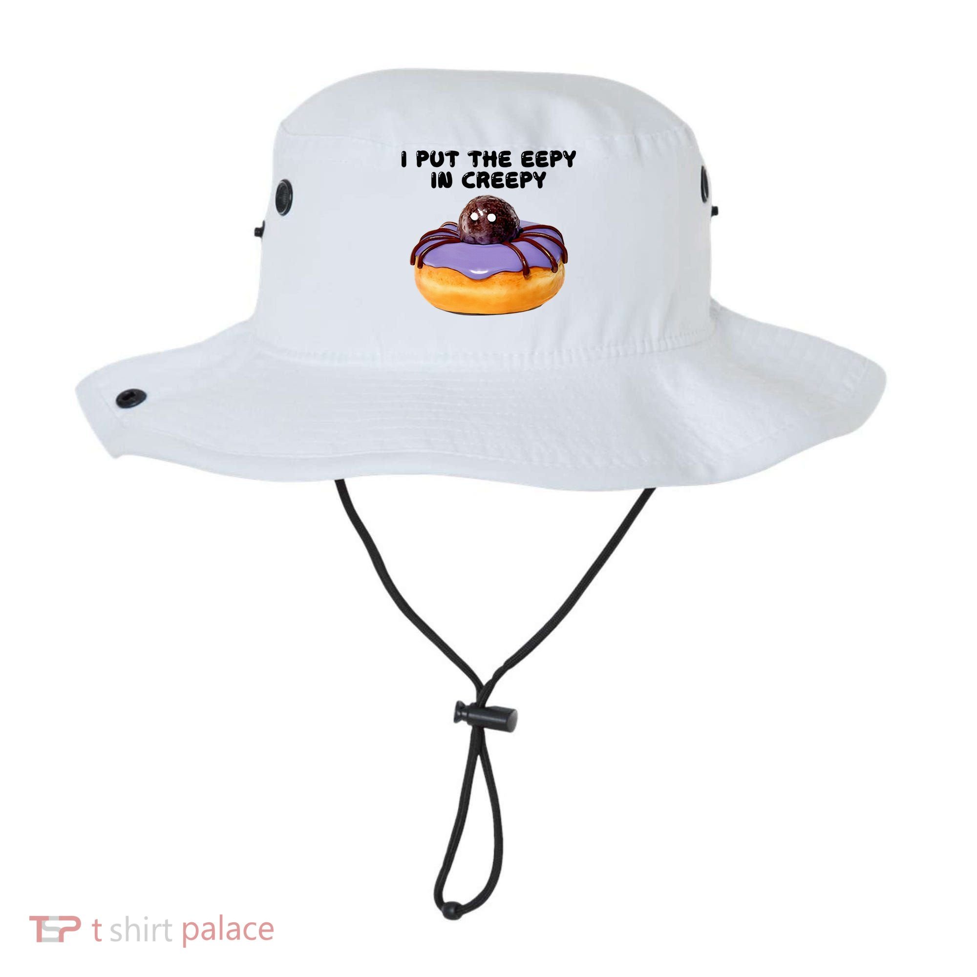 I Put The Eepy In Creepy Spider Donut Cake Halloween Bucket Hat