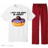 I Put The Eepy In Creepy Spider Donut Cake Halloween Pajama Set thumb 0