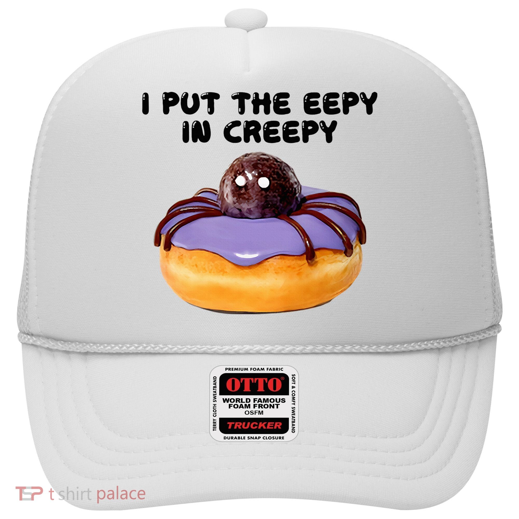 I Put The Eepy In Creepy Spider Donut Cake Halloween Hat