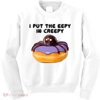 I Put The Eepy In Creepy Spider Donut Cake Halloween Kids Sweatshirt thumb 0