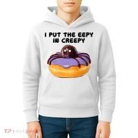 I Put The Eepy In Creepy Spider Donut Cake Halloween Kids Hoodie thumb 4