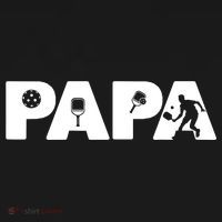 Its Pickleball Time Dad I Love Being Pickleball Papa Women's Hoodie thumb 2
