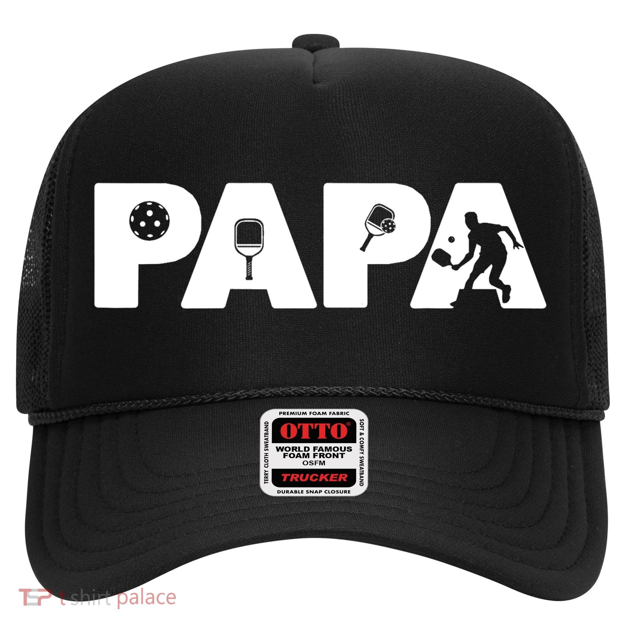Its Pickleball Time Dad I Love Being Pickleball Papa Hat