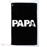 Its Pickleball Time Dad I Love Being Pickleball Papa Golf Towel thumb 0