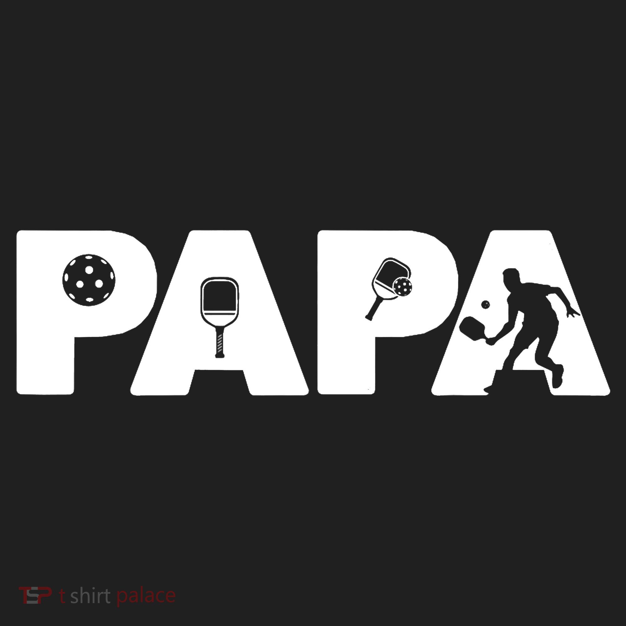 Its Pickleball Time Dad I Love Being Pickleball Papa Golf Towel