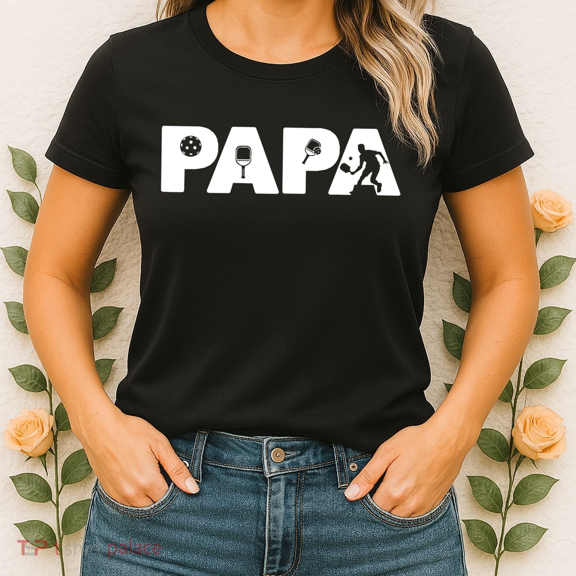Its Pickleball Time Dad I Love Being Pickleball Papa Women's T-Shirt