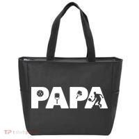 Its Pickleball Time Dad I Love Being Pickleball Papa Tote Bag thumb 0