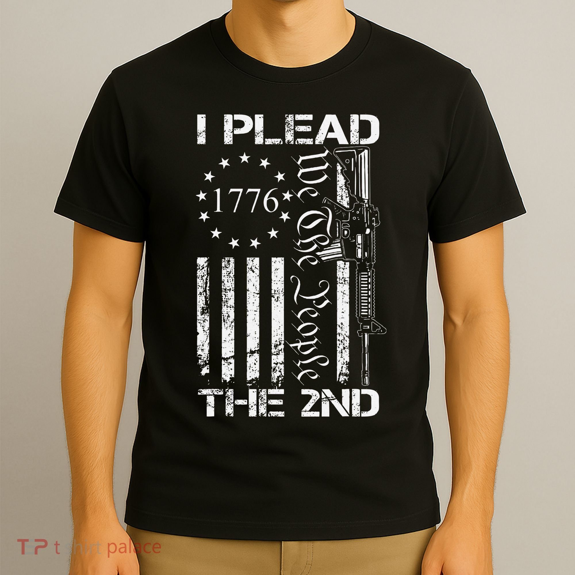 I Plead The 2nd Amendment We The People Usa Ar15 Pro Gun T-Shirt