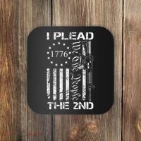 I Plead The 2nd Amendment We The People Usa Ar15 Pro Gun Coaster thumb 0