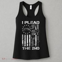 I Plead The 2nd Amendment We The People Usa Ar15 Pro Gun Women's Tank Top thumb 3