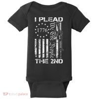 I Plead The 2nd Amendment We The People Usa Ar15 Pro Gun Baby Bodysuit thumb 0