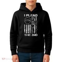 I Plead The 2nd Amendment We The People Usa Ar15 Pro Gun Kids Hoodie thumb 4