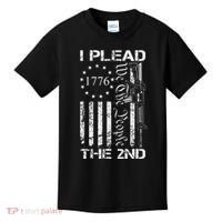 I Plead The 2nd Amendment We The People Usa Ar15 Pro Gun Kids T-Shirt thumb 0