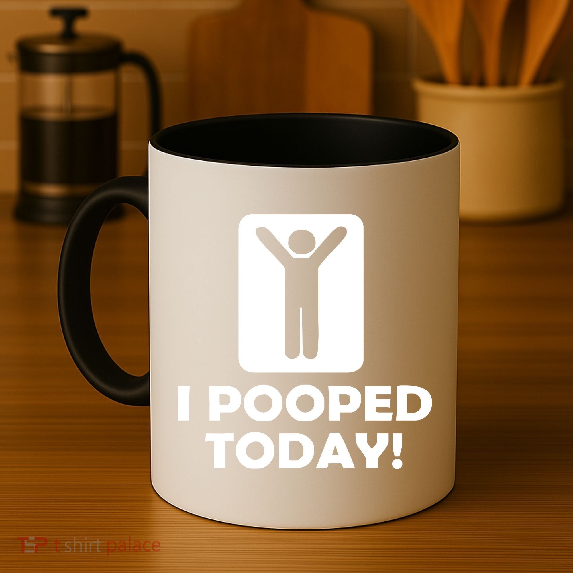 I POOPED TODAY Coffee Mug