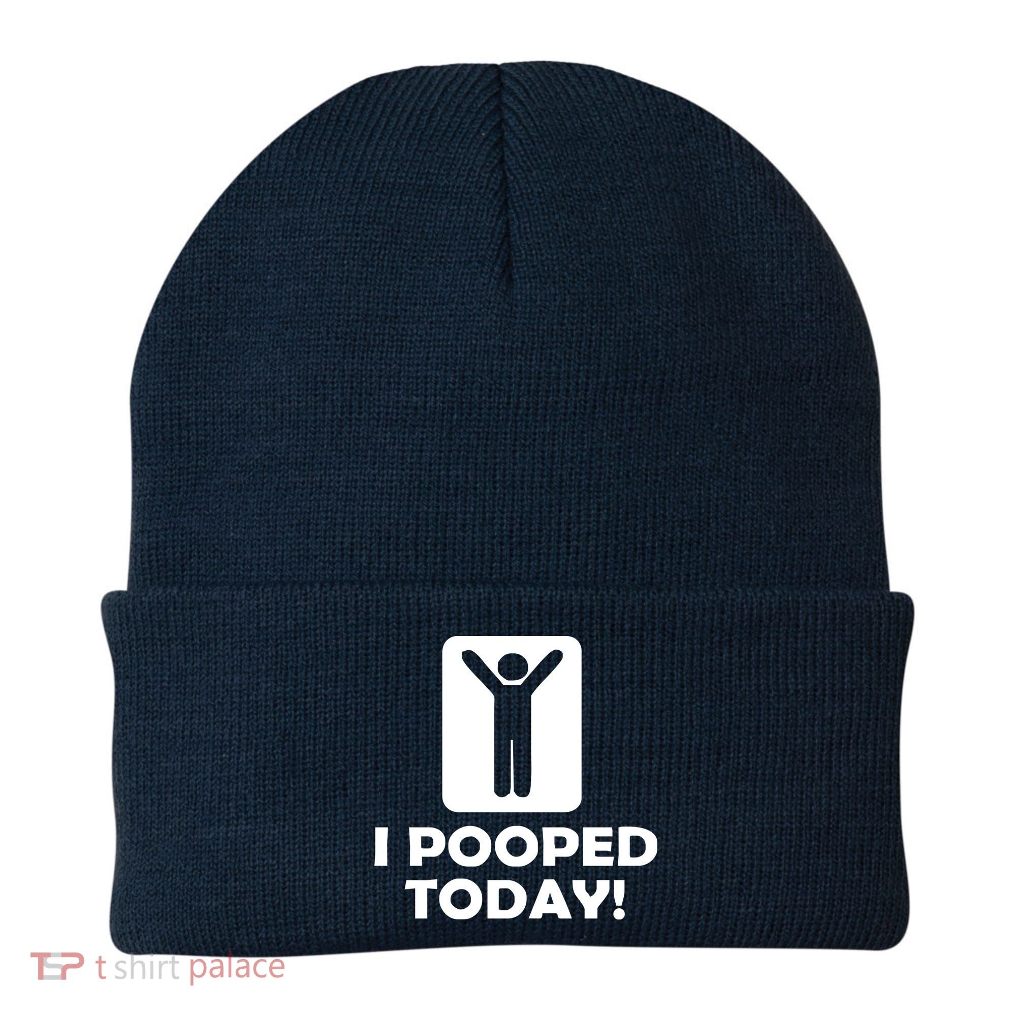 I POOPED TODAY Beanie