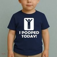 I POOPED TODAY Toddler T-Shirt thumb 2