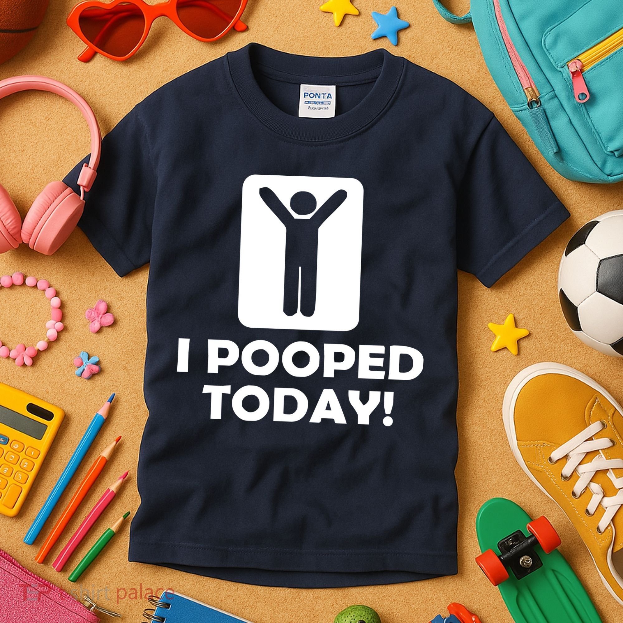 I POOPED TODAY Kids T-Shirt