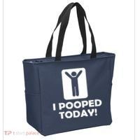 I POOPED TODAY Tote Bag thumb 2