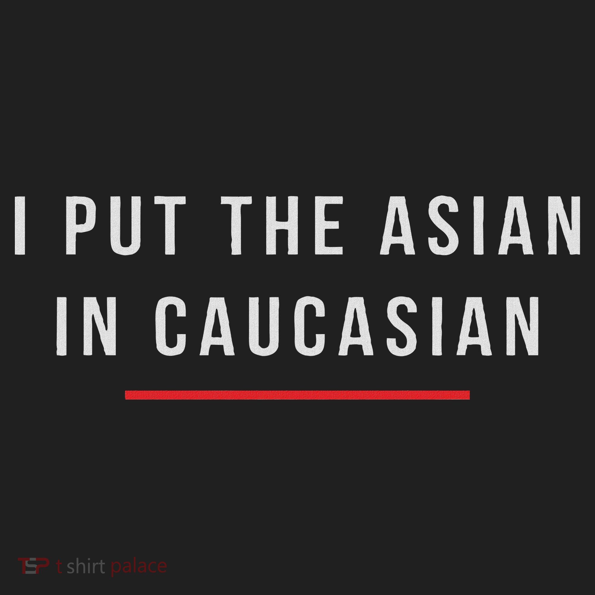I Put The Asian In Caucasian Funny Gift Beanie