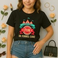I Put The Fun In Funnel Cake Circus Birthday Party Costume Comfort Colors Boxy T-Shirt thumb 2