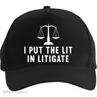 I Put The Lit In Litigate Litigator Lawyer Attorney Five-Panel Snapback Cap thumb 0