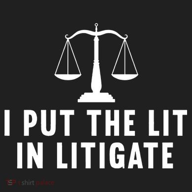 I Put The Lit In Litigate Litigator Lawyer Attorney Five-Panel Snapback Cap