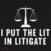 I Put The Lit In Litigate Litigator Lawyer Attorney Women's Hoodie thumb 2