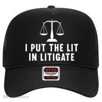 I Put The Lit In Litigate Litigator Lawyer Attorney Hat thumb 0