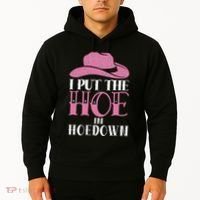 I Put The Hoe In Hoedown Hoodie thumb 2