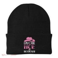 I Put The Hoe In Hoedown Beanie thumb 0