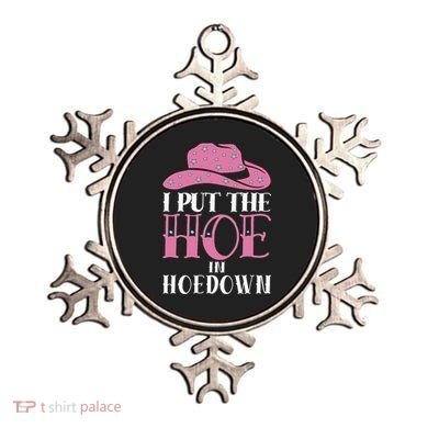 I Put The Hoe In Hoedown Ornament