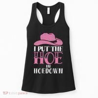 I Put The Hoe In Hoedown Women's Tank Top thumb 0