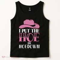 I Put The Hoe In Hoedown Tank Top thumb 2