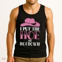 I Put The Hoe In Hoedown Tank Top thumb 3