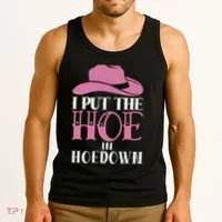 I Put The Hoe In Hoedown Tank Top thumb 3