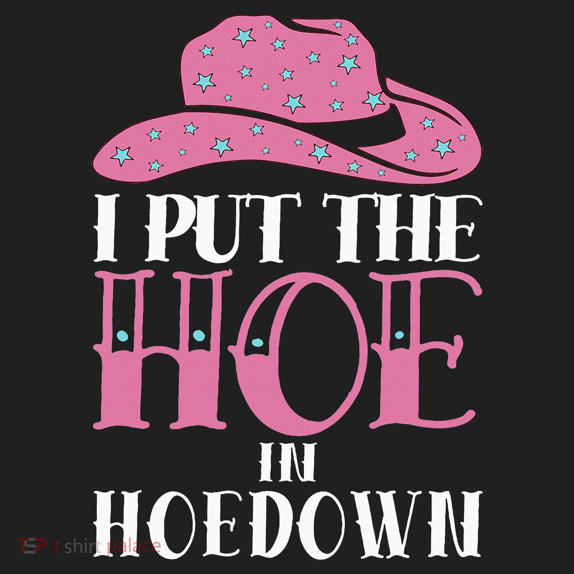 I Put The Hoe In Hoedown Golf Towel