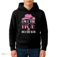 I Put The Hoe In Hoedown Kids Hoodie thumb 4