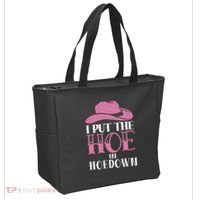 I Put The Hoe In Hoedown Tote Bag thumb 2