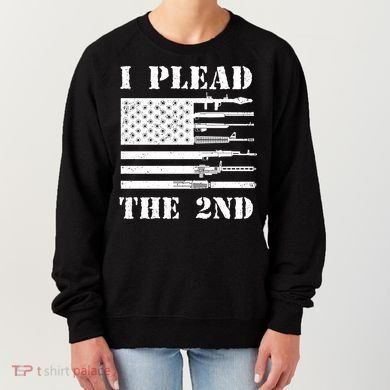 I Plead The 2nd Cute Gift Second Adt Funny Gift Pro Gun Gift Women's Sweatshirt