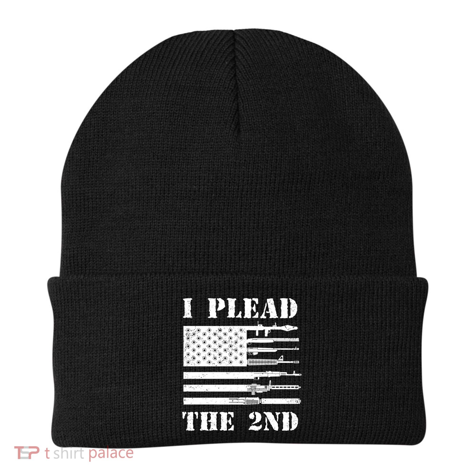 I Plead The 2nd Cute Gift Second Adt Funny Gift Pro Gun Gift Beanie