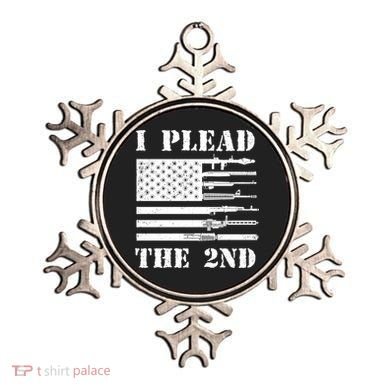 I Plead The 2nd Cute Gift Second Adt Funny Gift Pro Gun Gift Ornament