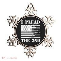 I Plead The 2nd Cute Gift Second Adt Funny Gift Pro Gun Gift Ornament thumb 0