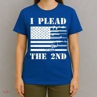 I Plead The 2nd Cute Gift Second Adt Funny Gift Pro Gun Gift T-Shirt thumb 4