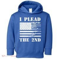 I Plead The 2nd Cute Gift Second Adt Funny Gift Pro Gun Gift Toddler Hoodie thumb 0
