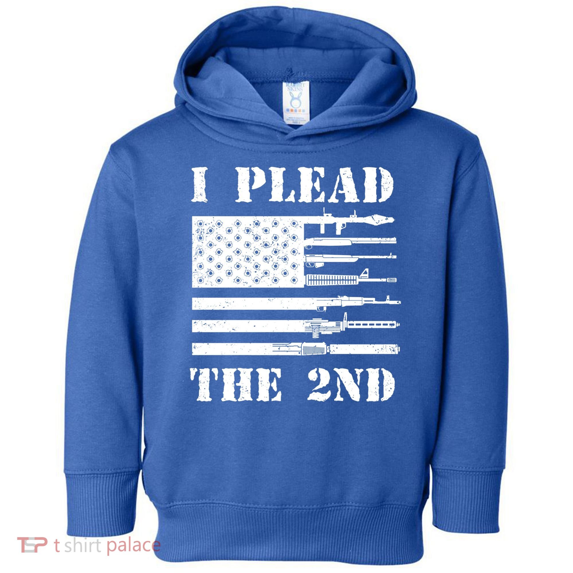 I Plead The 2nd Cute Gift Second Adt Funny Gift Pro Gun Gift Toddler Hoodie