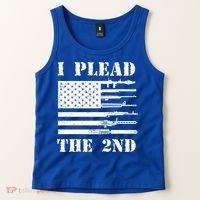 I Plead The 2nd Cute Gift Second Adt Funny Gift Pro Gun Gift Tank Top thumb 2